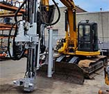 Geopower – Excavator Mounted Geotech Drill 